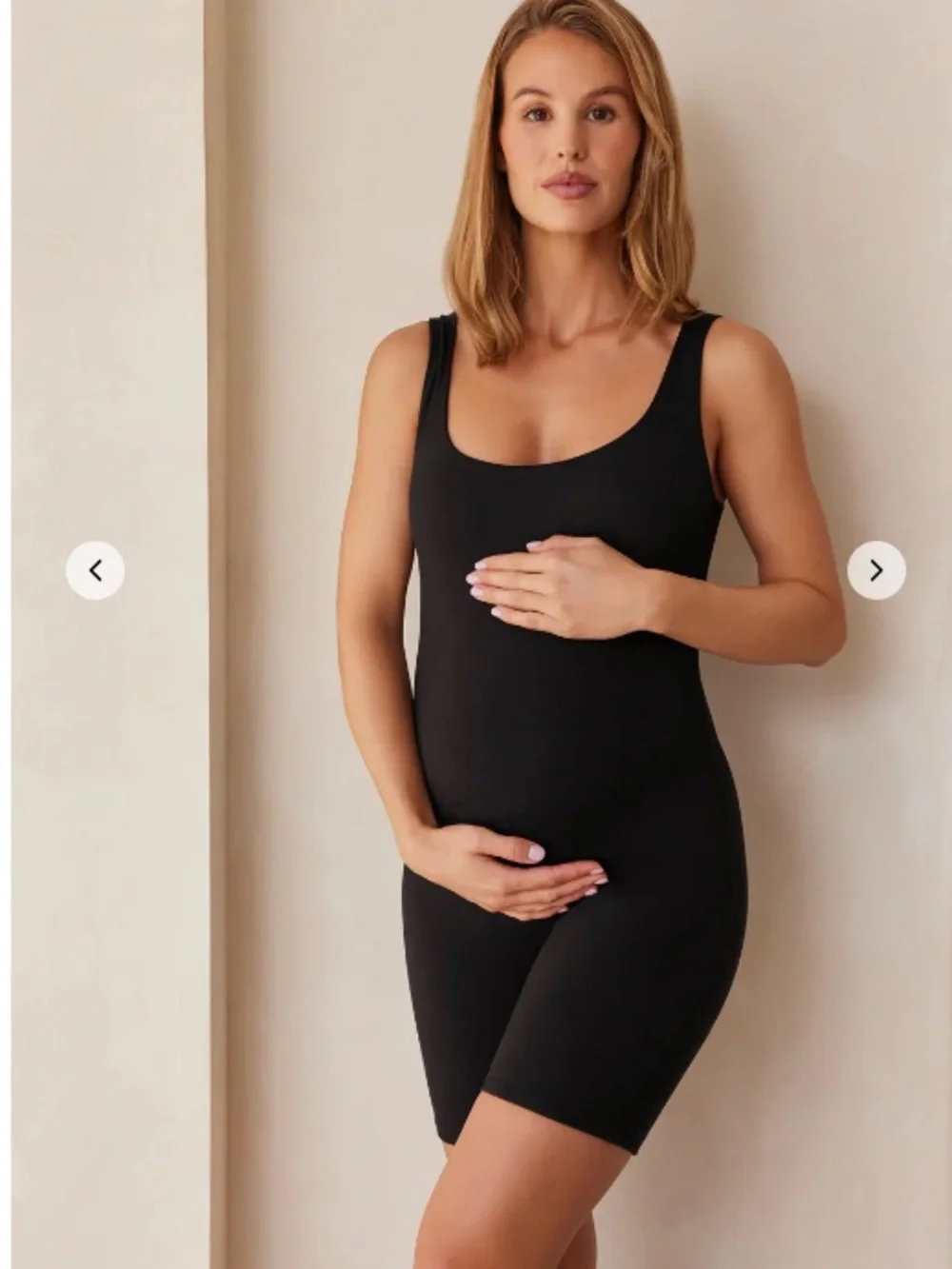 Signature Bumpsuit The Cindy Maternity Romper — Size L